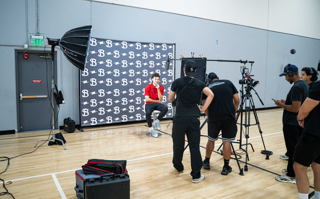 Behind the scenes at a Bucketsquad shoot